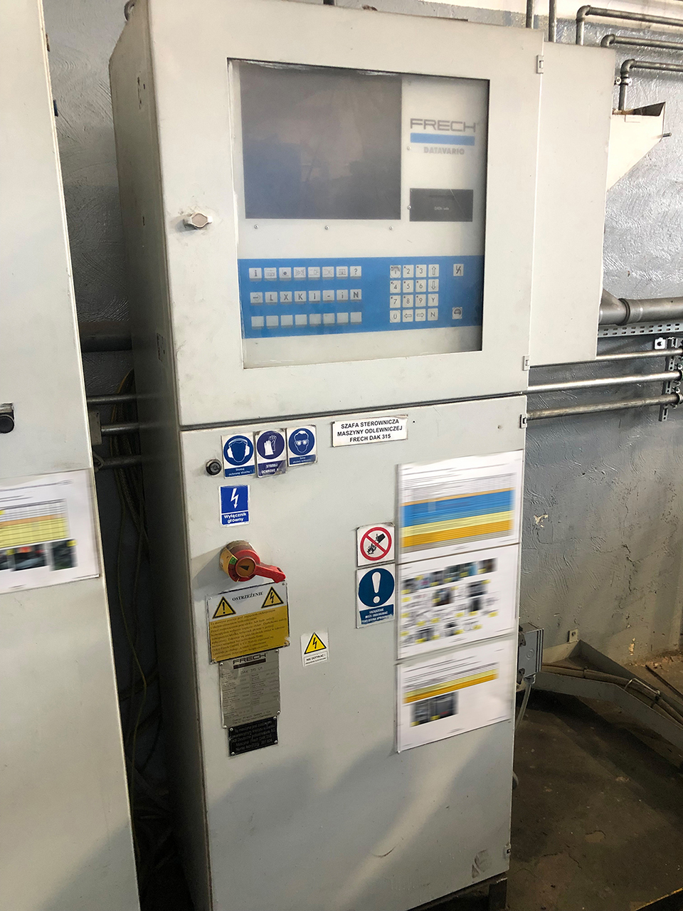 Frech DAK 315 S冷室压铸机 KK1509, 二手 Frech DAK 315 S冷室压铸机 KK1509, 二手