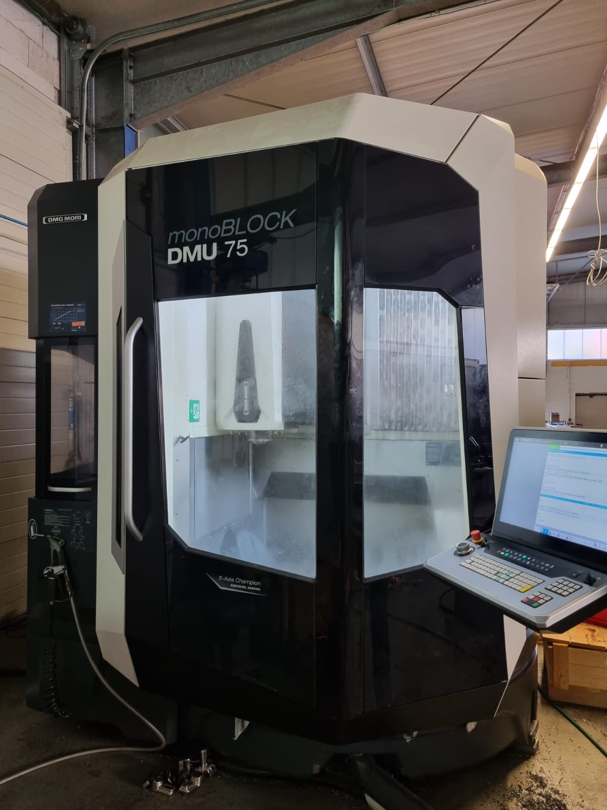 DMG MORI DMU 75 monoBLOCK – 5轴数控加工中心 BA2355，二手机